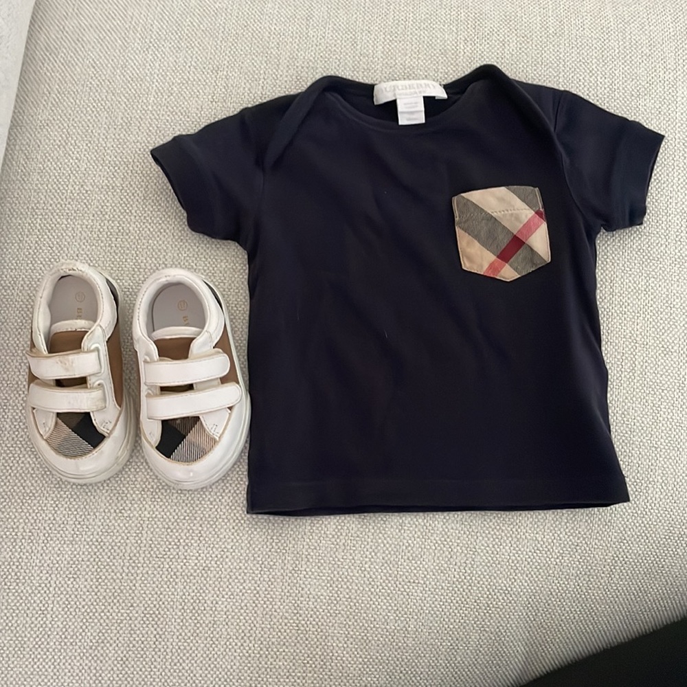 Burberry Shirt - size 6 months